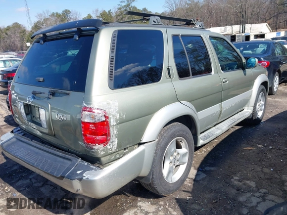 2003 Infiniti QX4 with VIN JNRDR09X13W251912, listed as a IAAI auction lot 41617833 with 162,231 mi miles and . Bid and sale history available at DreamBid. Image 4.
