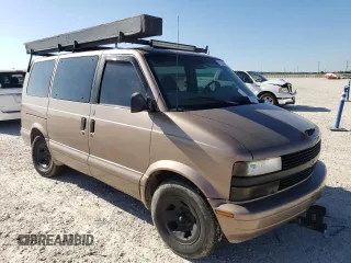 2002 Chevrolet Astro with VIN 1GNDM19X82B144695, listed as a Copart auction lot 81132434 with 155,103 mi miles and Salvage Title. Bid and sale history available at carsss.com. Image 4.