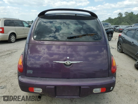2004 Chrysler PT Cruiser Touring with VIN 3C4FY58B14T208726, listed as a Copart auction lot 54613275 with 157,250 mi miles and Salvage title. Bid and sale history available at DreamBid. Image 6.