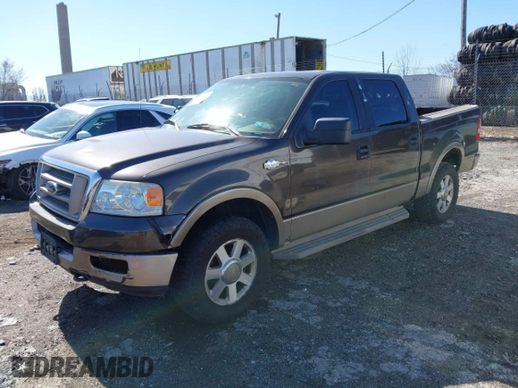 2005 Ford F-150 XLT with VIN 1FTPW14525KE37907, listed as a IAAI auction lot 41898408 with 191,167 mi miles. Bid and sale history available at carsss.com. Image 17.