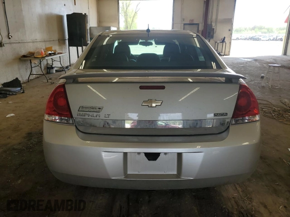 2008 Chevrolet Impala LT with VIN 2G1WT58K081362617, listed as a Copart auction lot 56459975 with 133,442 mi miles and Salvage Title. Bid and sale history available at DreamBid. Image 6.