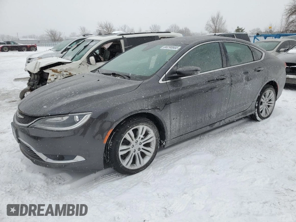 2015 Chrysler 200 Limited with VIN 1C3CCCAG0FN740388, listed as a Copart auction lot 88290665 with 145,488 mi miles and Clean Title. Bid and sale history available at carsss.com. Image 1.