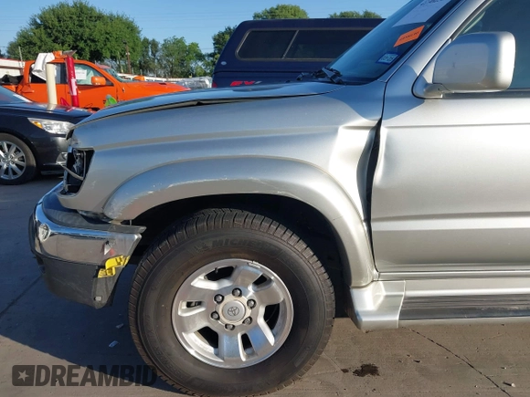 2000 Toyota 4Runner SR5 z VIN JT3GN86R0Y0155930, wystawiony jako IAAI lot #41962581 z przebiegiem 134 530 mil mil oraz . Historia ofert i sprzedaży dostępna na DreamBid. Obrazek 18.