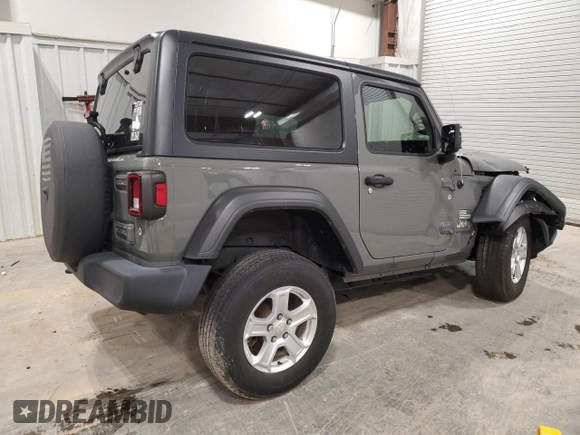 2020 Jeep Wrangler Sport S с VIN 1C4GJXAG8LW203798, выставлен на аукционе Copart как лот 52531615 с пробегом Не указан миль и Списание • Salvage title. История ставок и продаж доступна на DreamBid. Изображение 3.