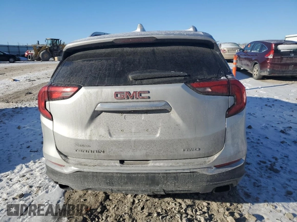 2018 GMC Terrain SLT with VIN 3GKALVEX8JL300375, listed as a Copart auction lot 41511725 with 107,102 mi miles and Salvage Title. Bid and sale history available at carsss.com. Image 6.