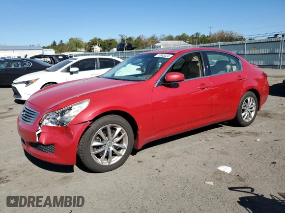 2008 Infiniti G35 x with VIN JNKBV61F08M259722, listed as a Copart auction lot 75865324 with 171,454 mi miles and Salvage Title. Bid and sale history available at DreamBid. Image 1.