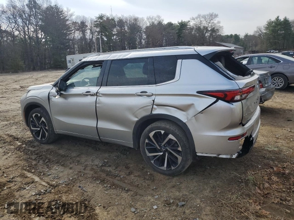 2022 Mitsubishi Outlander SEL z VIN JA4J3VA84NZ091753, wystawiony jako Copart lot #53292355 z przebiegiem 50 586 mil mil oraz Szkoda całkowita • Salvage title. Historia ofert i sprzedaży dostępna na DreamBid. Obrazek 2.