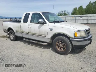1998 Ford F-150 with VIN 2FTZX1766WCA27840, listed as a Copart auction lot 56186495 with 147,127 mi miles and Clean title. Bid and sale history available at DreamBid. Image 4.