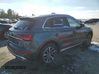 2023 Audi Q5 S line Premium with VIN WA1GAAFY8P2178097, listed as a Copart auction lot 42190525 with 11,436 mi miles and Salvage Title. Bid and sale history available at carsss.com. Image 3.