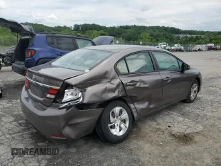 2013 Honda Civic LX z VIN 19XFB2F54DE292297, wystawiony jako Copart lot #58866645 z przebiegiem 118 321 mil mil oraz Szkoda całkowita • Salvage title. Historia ofert i sprzedaży dostępna na DreamBid. Obrazek 3.