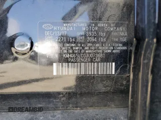 2018 Hyundai Ioniq Blue z VIN KMHC65LC0JU073681, wystawiony jako Copart lot #55296685 z przebiegiem 130 580 mil mil oraz Szkoda całkowita • Salvage title. Historia ofert i sprzedaży dostępna na DreamBid. Obrazek 12.