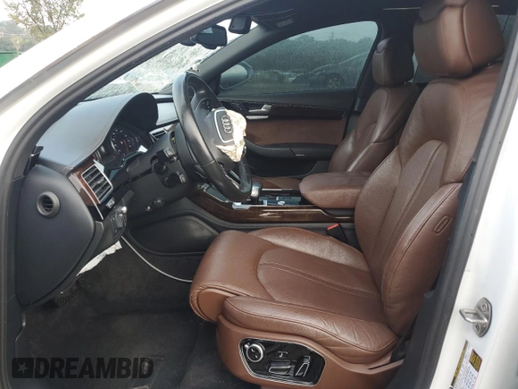 2017 Audi A8 L with VIN WAU44AFDXHN006499, listed as a Copart auction lot 74043014 with 73,043 mi miles and Salvage Title. Bid and sale history available at carsss.com. Image 7.