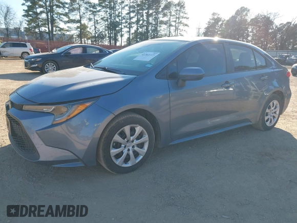 2022 Toyota Corolla LE with VIN 5YFEPMAE3NP335687, listed as a IAAI auction lot 41361115 with 54,105 mi miles and . Bid and sale history available at DreamBid. Image 18.