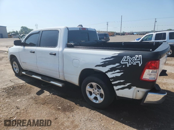 2019 Ram 1500 Tradesman with VIN 1C6SRFNT2KN651311, listed as a Copart auction lot 63605625 with 461,847 mi miles and Salvage title. Bid and sale history available at DreamBid. Image 2.