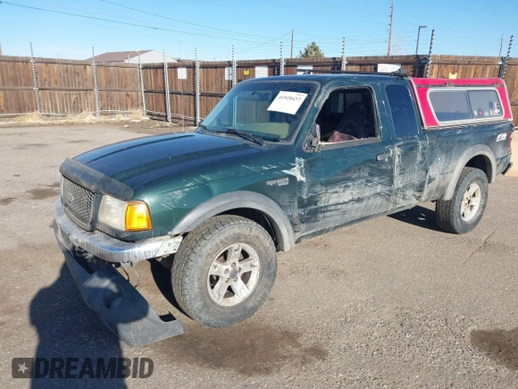 2002 Ford Ranger XL Fleet with VIN 1FTZR45EX2PA41562, listed as a IAAI auction lot 41518437 with 302,842 mi miles. Bid and sale history available at carsss.com. Image 2.