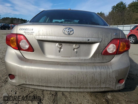 2009 Toyota Corolla with VIN 1NXBU40E79Z012776, listed as a Copart auction lot 83183994 with 191,051 mi miles and Salvage Title. Bid and sale history available at carsss.com. Image 6.
