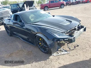 2015 Chevrolet Corvette 3LT with VIN 1G1YE2D78F5104697, listed as a IAAI auction lot 41236668 with 44,253 mi miles. Bid and sale history available at carsss.com. Image 1.
