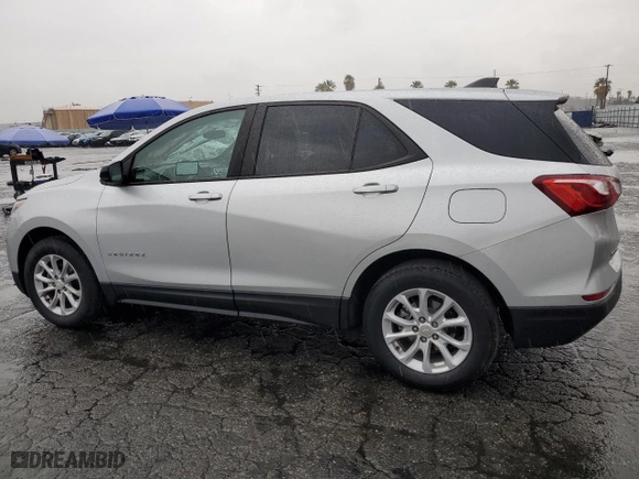 2021 Chevrolet Equinox LS with VIN 3GNAXHEV9MS121411, listed as a Copart auction lot 47842115 with 75,593 mi miles and Salvage Title. Bid and sale history available at carsss.com. Image 2.