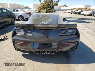 2016 Chevrolet Corvette Z06 1LZ with VIN 1G1YP2D69G5613541, listed as a Copart auction lot 74368994 with 44,034 mi miles and Salvage Title. Bid and sale history available at carsss.com. Image 6.