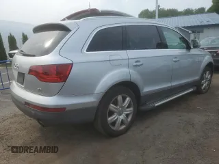 2007 Audi Q7 Premium with VIN WA1BY74L67D085907, listed as a Copart auction lot 59159385 with 181,303 mi miles and Salvage title. Bid and sale history available at DreamBid. Image 3.
