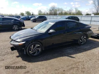 2024 Hyundai Elantra SEL with VIN KMHLM4DG8RU649160, listed as a Copart auction lot 55517145 with 44,286 mi miles and Salvage title. Bid and sale history available at DreamBid. Image 1.
