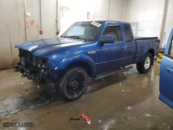 2011 Ford Ranger XLT with VIN 1FTLR4FE0BPB04690, listed as a Copart auction lot 51537695 with 181,888 mi miles and Salvage Title. Bid and sale history available at carsss.com. Image 1.