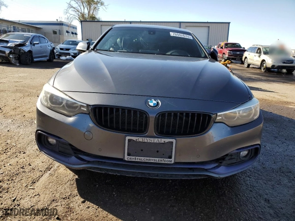 2018 BMW 4 Series 430i with VIN WBA4J1C56JBG77135, listed as a Copart auction lot 76942874 with 100,310 mi miles and Salvage Title. Bid and sale history available at carsss.com. Image 5.