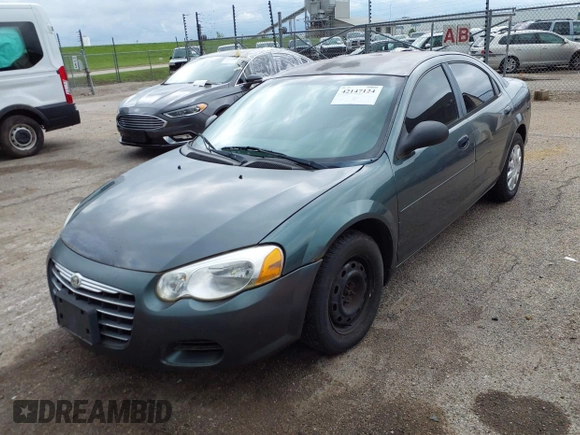 2004 Chrysler Sebring LX with VIN 1C3EL46X14N167733, listed as a IAAI auction lot 42147124 with 166,358 mi miles and . Bid and sale history available at DreamBid. Image 2.