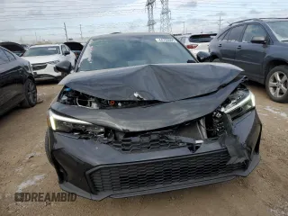 2025 Honda Civic Sport with VIN 2HGFE2F5XSH538036, listed as a Copart auction lot 44708805 with 5,352 mi miles and Salvage Title. Bid and sale history available at carsss.com. Image 5.