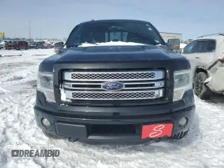 2013 Ford F-150 XL with VIN 1FTFW1ET1DFE04090, listed as a Copart auction lot 45906055 with 202,215 mi miles and Salvage Title. Bid and sale history available at carsss.com. Image 5.