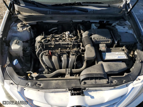2013 Hyundai Sonata GLS PZEV with VIN 5NPEB4AC2DH764960, listed as a Copart auction lot 50343355 with 163,962 mi miles and Salvage Title. Bid and sale history available at carsss.com. Image 11.