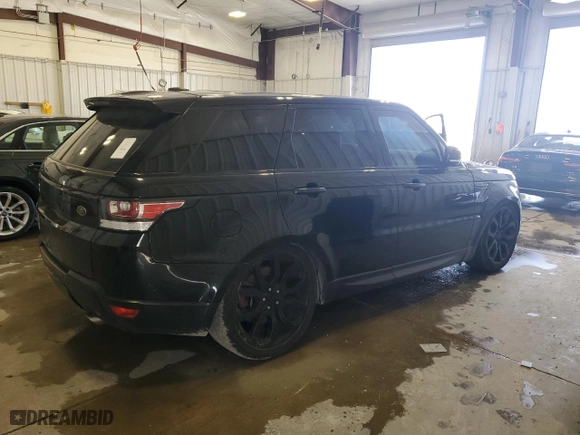 2014 Land Rover Range Rover Sport V8 Dynamic with VIN SALWR2EF6EA317851, listed as a Copart auction lot 52986455 with 141,135 mi miles and Non Repairable. Bid and sale history available at carsss.com. Image 3.