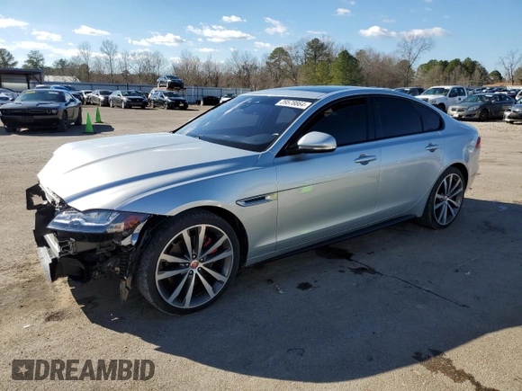 2017 Jaguar XF S with VIN SAJBG4BV1HCY48226, listed as a Copart auction lot 39578864 with 52,425 mi miles. Bid and sale history available at carsss.com. Image 1.