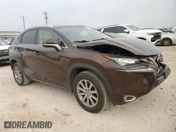 2017 Lexus NX 200t with VIN JTJYARBZ3H2058732, listed as a Copart auction lot 50408115 with 163,820 mi miles and Salvage title. Bid and sale history available at DreamBid. Image 4.