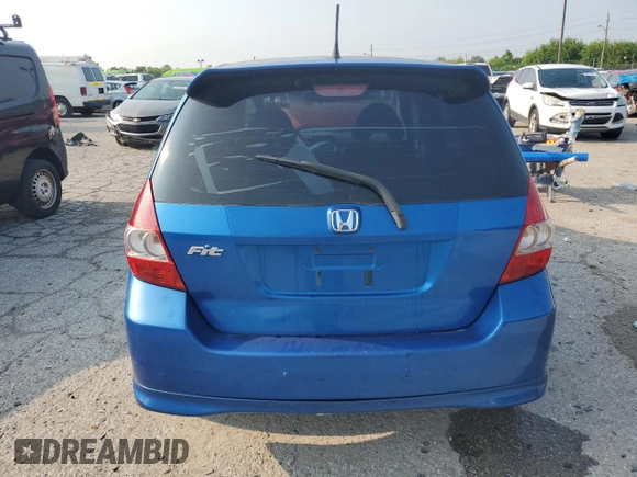 2008 Honda Fit Sport with VIN JHMGD38688S023439, listed as a Copart auction lot 64598514 with 275,095 mi miles and Salvage Title. Bid and sale history available at carsss.com. Image 6.