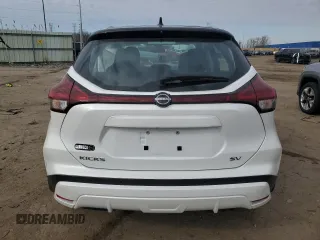 2023 Nissan Kicks SV with VIN 3N1CP5CV2PL544335, listed as a Copart auction lot 52117175 with 7,570 mi miles and Clean Title. Bid and sale history available at carsss.com. Image 6.