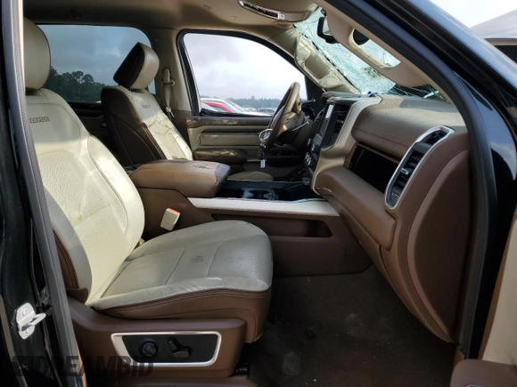 2019 Ram 1500 Laramie with VIN 1C6SRFJT4KN521147, listed as a Copart auction lot 54108615 with 152,888 mi miles and Salvage title. Bid and sale history available at DreamBid. Image 7.