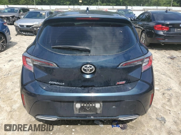 2019 Toyota Corolla Hatchback SE with VIN JTNK4RBE6K3039165, listed as a Copart auction lot 63218244 with 109,766 mi miles and Salvage Title. Bid and sale history available at carsss.com. Image 6.