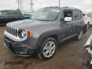 2018 Jeep Renegade Limited z VIN ZACCJADB9JPH99607, wystawiony jako Copart lot #49402305 z przebiegiem Nie podano mil oraz Szkoda całkowita • Salvage title. Historia ofert i sprzedaży dostępna na DreamBid. Obrazek 1.
