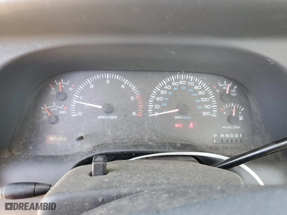 2001 Dodge Ram 1500 with VIN 1B7HF16Y61S186508, listed as a Copart auction lot 74607504 with 105,360 mi miles and Salvage Title. Bid and sale history available at carsss.com. Image 9.