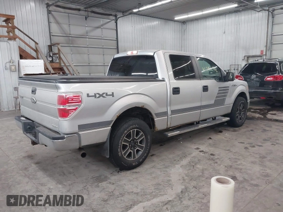 2012 Ford F-150 XL with VIN 1FTFW1EF3CFB28102, listed as a IAAI auction lot 41397526 with 172,630 mi miles. Bid and sale history available at carsss.com. Image 4.