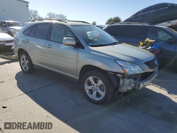 2007 Lexus RX 350 with VIN JTJHK31U672022743, listed as a Copart auction lot 43862405 with 109,610 mi miles and Salvage Title. Bid and sale history available at DreamBid. Image 4.