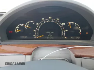 2004 Mercedes-Benz S-Class 4.3L with VIN WDBNG70J34A419641, listed as a Copart auction lot 78322884 with 0 mi miles and Salvage Title. Bid and sale history available at carsss.com. Image 9.