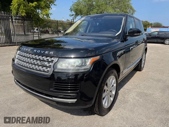 2016 Land Rover Range Rover HSE with VIN SALGS2PF4GA287533, listed as a Copart auction lot 53760135 with 69,081 mi miles and Salvage title. Bid and sale history available at DreamBid. Image 1.
