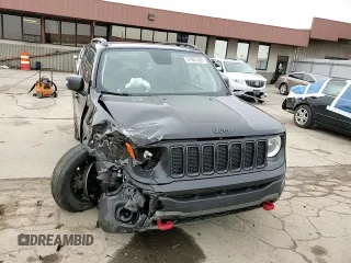 2019 Jeep Renegade Trailhawk z VIN ZACNJBC15KPJ87863, wystawiony jako Copart lot #47967385 z przebiegiem 98 467 mil mil oraz Szkoda całkowita • Salvage title. Historia ofert i sprzedaży dostępna na DreamBid. Obrazek 11.