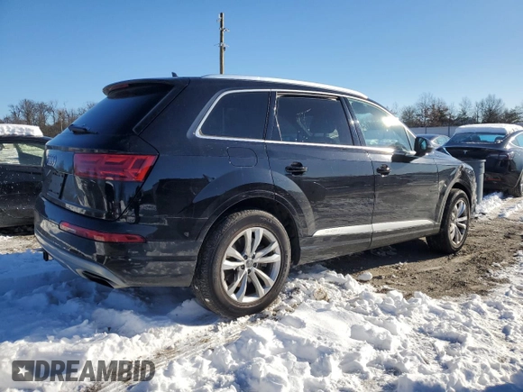2019 Audi Q7 Premium with VIN WA1AAAF7XKD008723, listed as a Copart auction lot 41362765 with 87,175 mi miles and Salvage title. Bid and sale history available at DreamBid. Image 3.