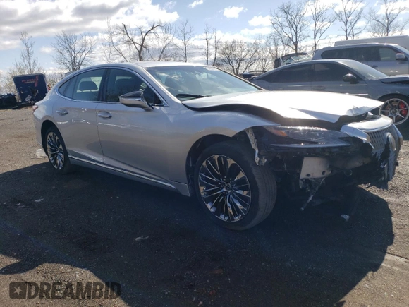 2019 Lexus LS with VIN JTHC51FF1K5007446, listed as a Copart auction lot 51824615 with 9,653 mi miles and Salvage Title. Bid and sale history available at carsss.com. Image 4.