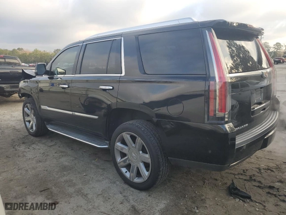 2019 Cadillac Escalade Premium Luxury with VIN 1GYS4CKJ3KR214350, listed as a Copart auction lot 85612394 with 91,510 mi miles and Salvage Title. Bid and sale history available at carsss.com. Image 2.