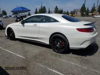 2017 Mercedes-Benz S 63 AMG z VIN WDDXJ7JB2HA024588, wystawiony jako Copart lot #59198315 z przebiegiem 29 577 mil mil oraz Szkoda całkowita • Salvage title. Historia ofert i sprzedaży dostępna na DreamBid. Obrazek 2.
