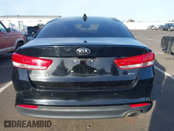 2016 Kia Optima EX with VIN 5XXGU4L37GG119415, listed as a IAAI auction lot 41242191 with 92,657 mi miles. Bid and sale history available at carsss.com. Image 16.